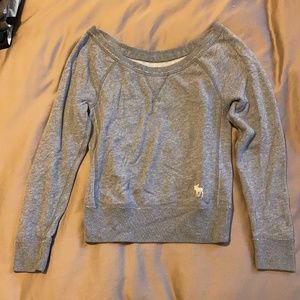 Abercrombie & Fitch Off the Shoulder Sweatshirt